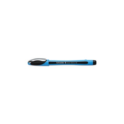 Schneider Slider Memo XB Ballpoint Stick Pen, 1.4mm, Black, 10 / Box