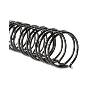 WireBind Spines, 1 / 4" Diameter, 40 Sheet Capacity, Black, 100 / Box