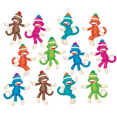 CLASSIC ACCENTS, SOCK MONKEYS 36 / PK