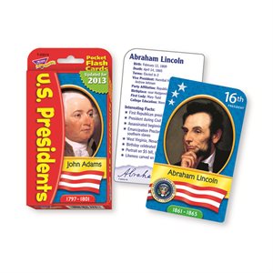 PRESIDENTS POCKET FLASH CARDS