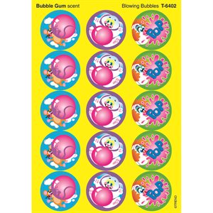 STINKY STICKERS, BLOWING BUBBLES, BUBBLEGUM