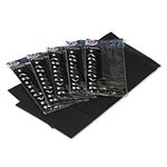 Table Set Rectangular Table Covers, Heavyweight Plastic, 54 x 108, Black, 6 / Pack