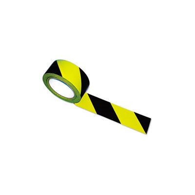 Hazard Marking Aisle Tape, 2w x 108ft Roll