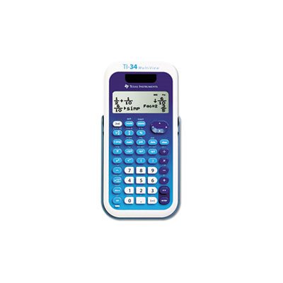 TI-34 MultiView Scientific Calculator, 16-Digit LCD