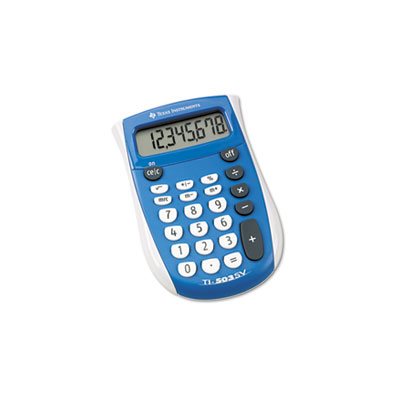 TI-503SV Pocket Calculator, 8-Digit LCD