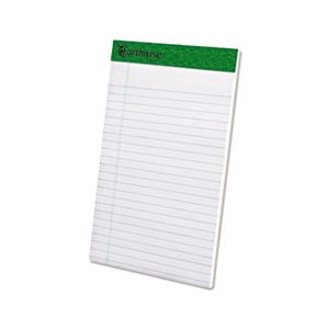 Earthwise by Ampad Recycled Writing Pad, Narrow, 5 x 8, White, Dozen