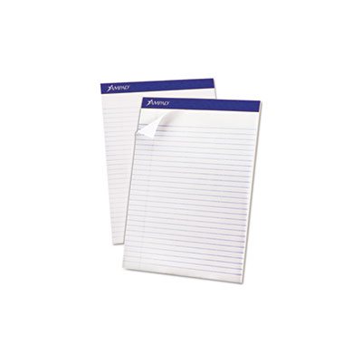 Recycled Writing Pads, 8 1 / 2 x 11 3 / 4, White, 50 Sheets, Dozen