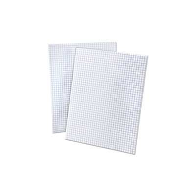 Quadrille Pads, 4 Squares / Inch, 8 1 / 2 x 11, White, 50 Sheets