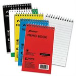 Wirebound Pocket Memo Book, Narrow, 5 x 3, White, 50 Sheets