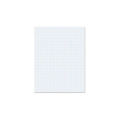 Quadrille Pads, 4 Squares / Inch, 8 1 / 2 x 11, White, 50 Sheets