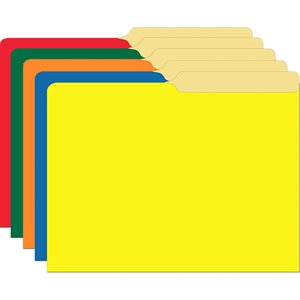 FOLDER, FOLDER MINI ASSORTED 4" X 6" 25 / PK