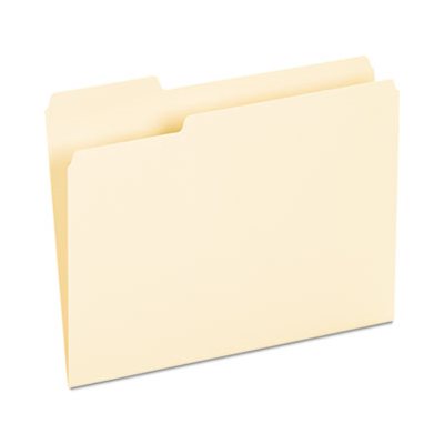 JOB FOLDERS, JACKET STYLE, STRAIGHT, LETTER, MANILA, 20 PK