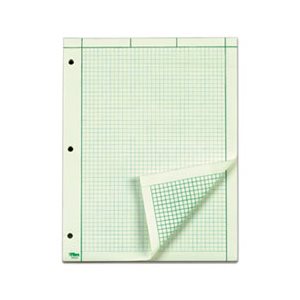 Engineering Computation Pad, 8 1 / 2 x 11, Green, 200 Sheets