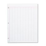 Data Pad w / Numbered Column Headings, 11 x 8 1 / 2, White, 50 Sheets