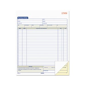 Purchase Order Book, 8 3 / 8 x 10 3 / 16, Two-Part Carbonless, 50 Sets / Book