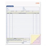 Purchase Order Book, 8 3 / 8 x 10 3 / 16, Three-Part Carbonless, 50 Sets / Book