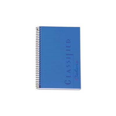 Color Notebook, Blue Cover, 8 1 / 2 x 5 1 / 2, White, 100 Sheets