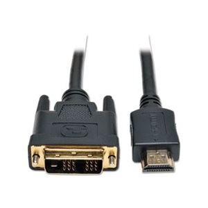 P566-006 6ft HDMI to DVI Gold Digital Video Cable HDMI-M  /  DVI-M, 6'