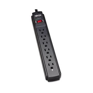 TLP606B Surge Suppressor, 6 Outlets, 6 ft Cord, 790 Joules, Black