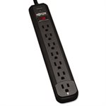 TLP712B Surge Suppressor, 7 Outlets, 12 ft Cord, 1080 Joules, Black