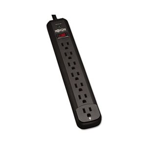 TLP712B Surge Suppressor, 7 Outlets, 12 ft Cord, 1080 Joules, Black