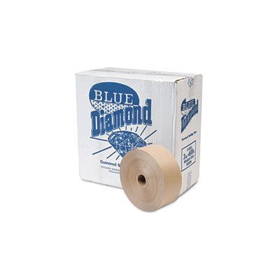 Non-Reinforced Kraft Sealing Tape, 3" x 600ft, Brown, 10 / Carton