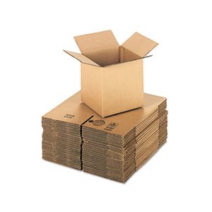 Brown Corrugated - Cubed Fixed-Depth Shipping Boxes, 8l x 8w x 8h, 25 / Bundle