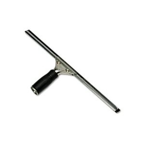 Pro Stainless Steel Window Squeegee, 12" Wide Blade