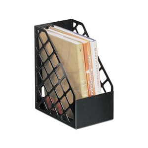 Recycled Plastic Large Magazine File, 6 1 / 4 x 9 1 / 2 x 11 3 / 4, Black