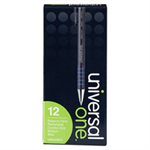 Comfort Grip Ballpoint Retractable Pen, Blue Ink, Medium, Dozen