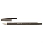 Comfort Grip Ballpoint Stick Pen, Black Ink, Medium, Dozen