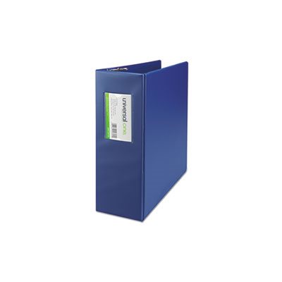 D-Ring Binder, 4" Capacity, 8-1 / 2 x 11, Royal Blue