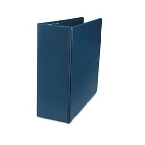 D-Ring Binder, 4" Capacity, 8-1 / 2 x 11, Navy