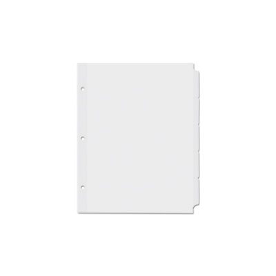 Economy Tab Dividers, 5-Tab, Letter, White, 36 Sets / Box