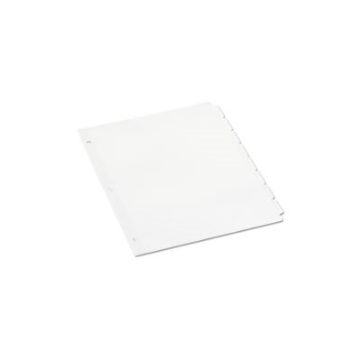 Economy Tab Dividers, 8-Tab, Letter, White, 24 Sets / Box