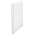 Economy Round Ring View Binder, 1 / 2" Capacity, White