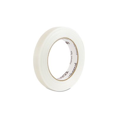 110# Utility Grade Filament Tape, 18mm x 54.8m, 3" Core, Clear