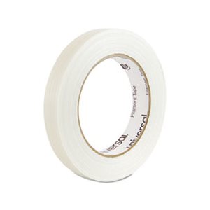 110# Utility Grade Filament Tape, 18mm x 54.8m, 3" Core, Clear