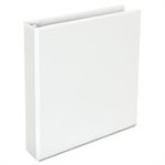 Push-Open Deluxe Plus D-Ring View Binder, 1-1 / 2" Capacity, 8-1 / 2 x 11, White
