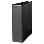 Push-Open Deluxe Plus D-Ring View Binder, 3" Capacity, 8-1 / 2 x 11, Black