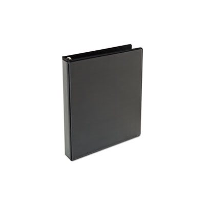 Comfort Grip Round Ring View Binder, 1" Capacity, 8-1 / 2 x 11, Black