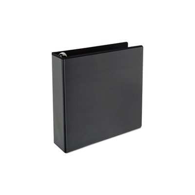 Comfort Grip Round Ring View Binder, 2" Capacity, 9-1 / 2 x 11, Black