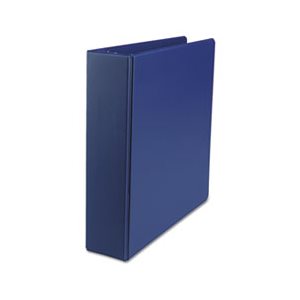 Economy Non-View Round Ring Binder, 2" Capacity, Royal Blue