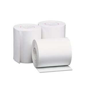 Single-Ply Thermal Paper Rolls, 2 1 / 4" x 80 ft, White, 50 / Carton