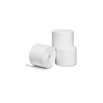 Single-Ply Thermal Paper Rolls, 2 1 / 4" x 165 ft, White, 3 / Pack