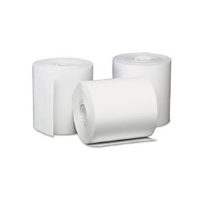 Single-Ply Thermal Paper Rolls, 3 1 / 8" x 230 ft, White, 50 / Carton