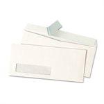 Peel Seal Strip Business Envelope, #10, 4 1 / 8 x 9 1 / 2, Window, White, 500 / Box
