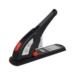 Plastic / Metal Heavy-Duty Stapler, 200-Sheet Capacity, Black / Graphite