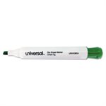 Dry Erase Marker, Chisel Tip, Green, Dozen