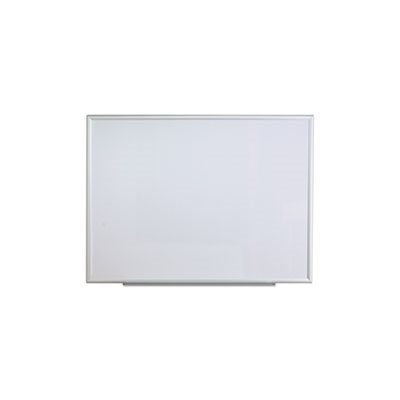 Dry Erase Board, Melamine, 48 x 36, Aluminum Frame